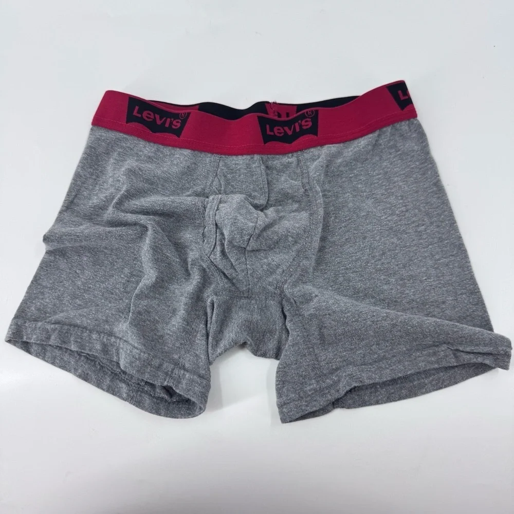 Levi's‎ Red and Gray Boxer Briefs Stretchy Comfort